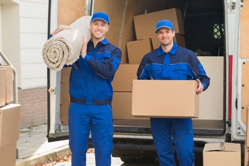 Satisfied customers with Richmond Man with Van after a successful move