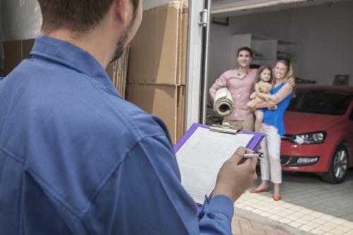 Secure loading of furniture into Richmond Man with Van vehicle